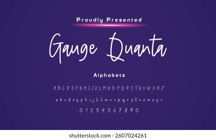 signature Font Calligraphy Logotype Script Brush Font Type Font lettering handwritte