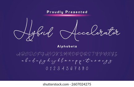 signature Font Calligraphy Logotype Script Brush Font Type Font lettering handwritte