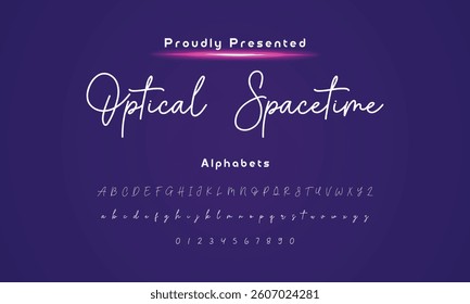 signature Font Calligraphy Logotype Script Brush Font Type Font lettering handwritte