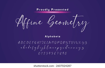 signature Font Calligraphy Logotype Script Brush Font Type Font lettering handwritte