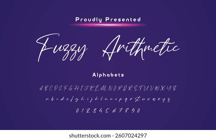 signature Font Calligraphy Logotype Script Brush Font Type Font lettering handwritte