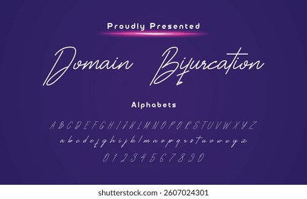 signature Font Calligraphy Logotype Script Brush Font Type Font lettering handwritte
