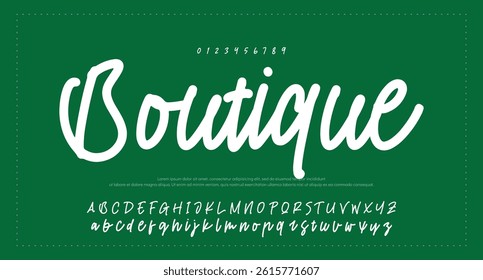 signature Font Calligraphy Logotype Script Brush Font Type Font lettering handwritten