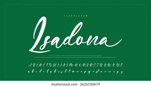 signature Font Calligraphy Logotype Script Brush Font Type Font lettering handwritten 