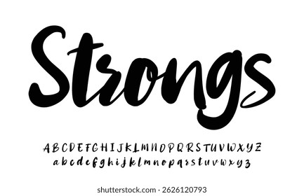 signature Font Calligraphy Logotype Script Brush Font Type Font lettering handwritten  