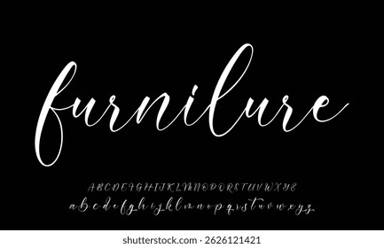 Signature Font Calligraphy Logotype Script Brush Font Type Font lettering handwritten 