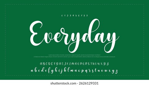 signature Font Calligraphy Logotype Script Brush Font Type Font lettering handwritten 