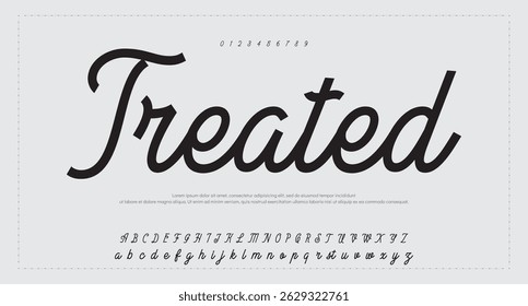 signature Font Calligraphy Logotype Script Brush Font Type Font lettering handwritten 