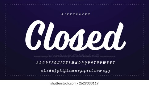 signature Font Calligraphy Logotype Script Brush Font Type Font lettering handwritten