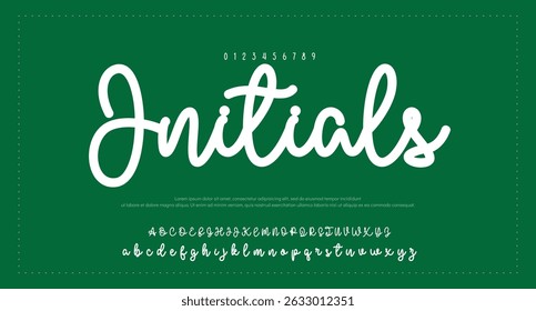 signature Font Calligraphy Logotype Script Brush Font Type Font lettering handwritten 