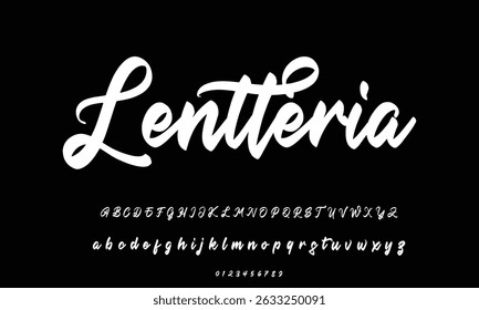 firma Caligrafía de fuentes Logotipo Script Pincel Tipo de fuente Letras de fuentes escritas a mano