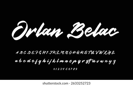 
signature Font Calligraphy Logotype Script Brush Font Type Font lettering handwritten  