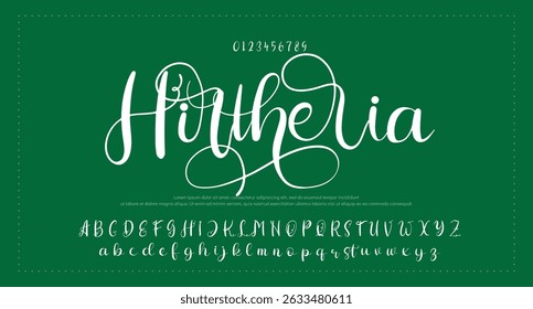 signature Font Calligraphy Logotype Script Brush Font Type Font lettering handwritten 