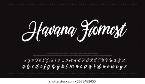 signature Font Calligraphy Logotype Script Brush Font Type Font lettering handwritten