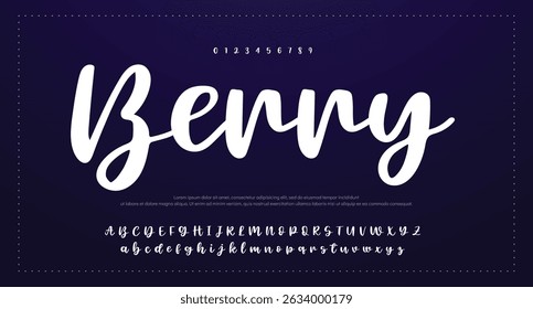 Signature Font Calligraphy Logotype Script Font Type Font lettering handwritten