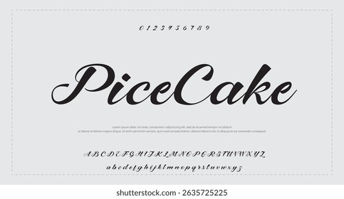 signature Font Calligraphy Logotype Script Brush Font Type Font lettering handwritten 