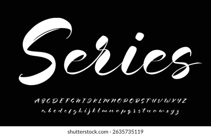 signature Font Calligraphy Logotype Script Brush Font Type Font lettering handwritten  