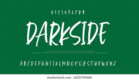 assinatura Fonte Caligrafia Tipo de Logotipo Script Pincel Tipo de Fonte Letras de fonte manuscritas 