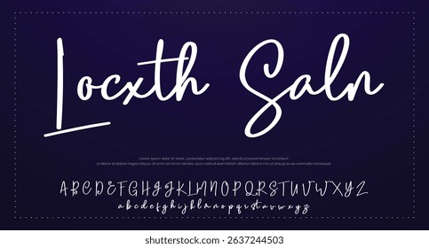 
signature Font Calligraphy Logotype Script Brush Font Type Font lettering handwritten 