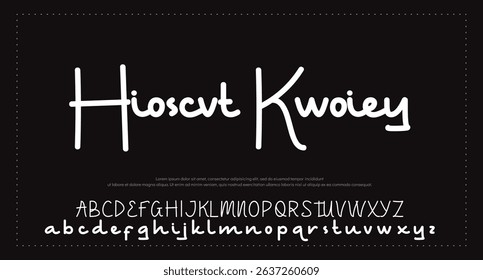 signature Font Calligraphy Logotype Script Brush Font Type Font lettering handwritten 