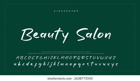 signature Font Calligraphy Logotype Script Brush Font Type Font lettering handwritten 