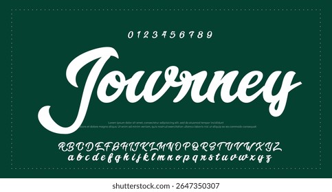 signature Font Calligraphy Logotype Script Brush Font Type Font lettering handwritten