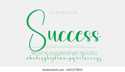 signature Font Calligraphy Logotype Script Brush Font Type Font lettering handwritten 