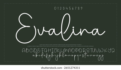 firma Caligrafía de fuentes Logotipo Script Pincel Tipo de fuente Letras de fuentes escritas a mano  