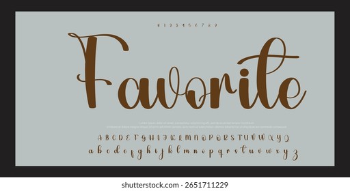 signature Font Calligraphy Logotype Script Brush Font Type Font lettering handwritten 