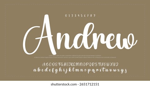 Signature Font Calligraphy Logotype Script Font Type Font lettering handwritten 