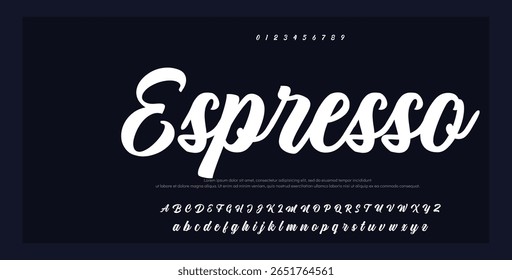 signature Font Calligraphy Logotype Script Brush Font Type Font lettering handwritten 