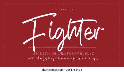 Signature Font Calligraphy Logotype Script Brush Font Type Font lettering handwritten 