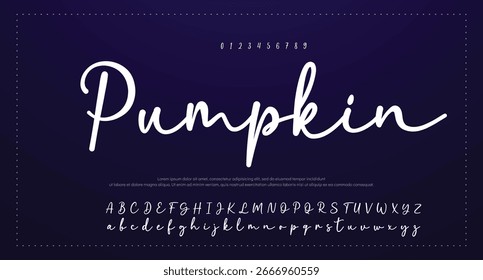firma Caligrafía de fuentes Logotipo Script Pincel Tipo de fuente Letras de fuentes escritas a mano
