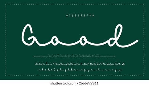 Signature Font Calligraphy Logotype Script Brush Tipo de fuente Letras de fuentes escritas a mano