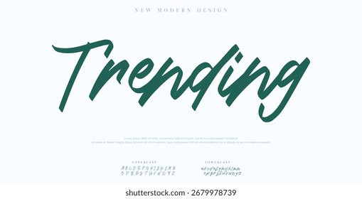 firma Caligrafía de fuentes Logotipo Script Pincel Tipo de fuente Letras de fuentes escritas a mano