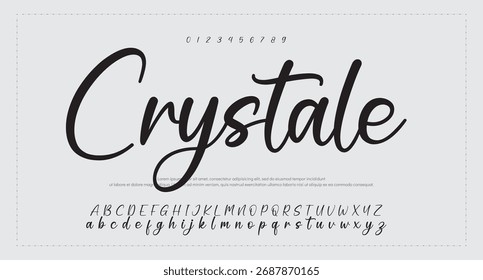 Signature Font Calligraphy Logotype Script Brush Font Type Font lettering handwritten