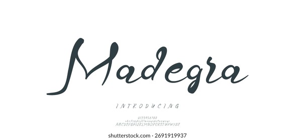 Signature Font Calligraphy Logotype Script Brush Font Type Font lettering handwritten