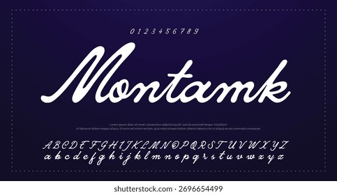 signature Font Calligraphy Logotype Script Brush Font Type Font lettering handwritten