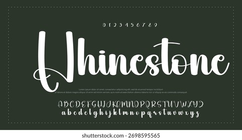 signature Font Calligraphy Logotype Script Brush Font Type Font lettering handwritten
