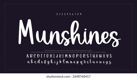 signature Font Calligraphy Logotype Script Brush Font Type Font lettering handwritten 