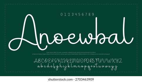 Signature Font Calligraphy Logotype Script Brush Tipo de fuente Letras de fuentes escritas a mano