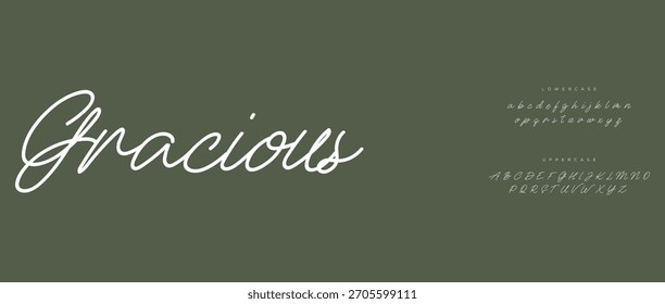 Signature Font Calligraphy Logotype Script Brush Font Type Font lettering handwritten