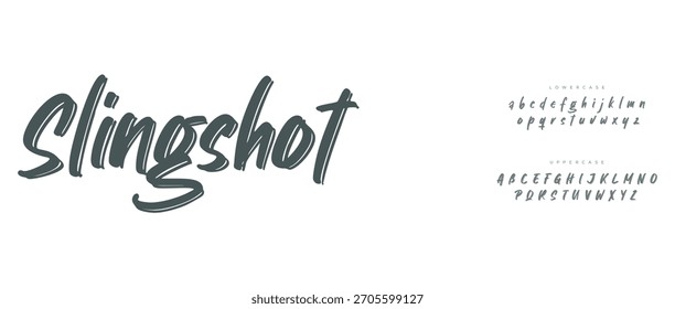 assinatura Fonte Caligrafia Tipo de Logotipo Script Pincel Tipo de Fonte Letras de fonte manuscritas