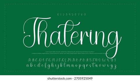 firma Caligrafía de fuentes Logotipo Script Pincel Tipo de fuente Letras de fuentes escritas a mano 