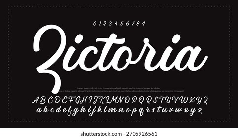 firma Caligrafía de fuentes Logotipo Script Pincel Tipo de fuente Letras de fuentes escritas a mano