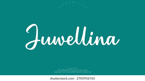 Signature Font Calligraphy Logotype Script Brush Tipo de fuente Letras de fuentes escritas a mano