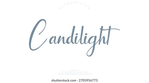 Signature Font Calligraphy Logotype Script Brush Tipo de fuente Letras de fuentes escritas a mano