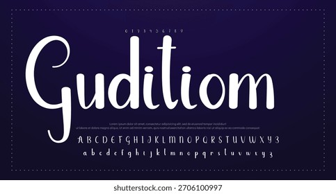 Signature Font Calligraphy Logotype Script Brush Tipo de fuente Letras de fuentes escritas a mano