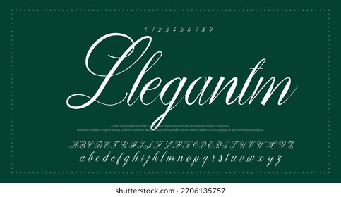 Signature Font Calligraphy Logotype Script Brush Tipo de fuente Letras de fuentes escritas a mano