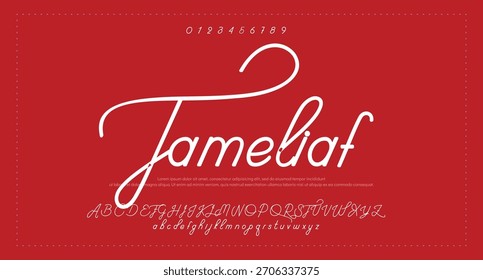 Signature Font Calligraphy Logotype Script Brush Tipo de fuente Letras de fuentes escritas a mano
